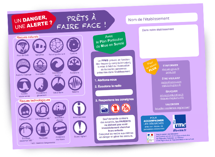 Un danger, une alerte ? Prêts à faire face !